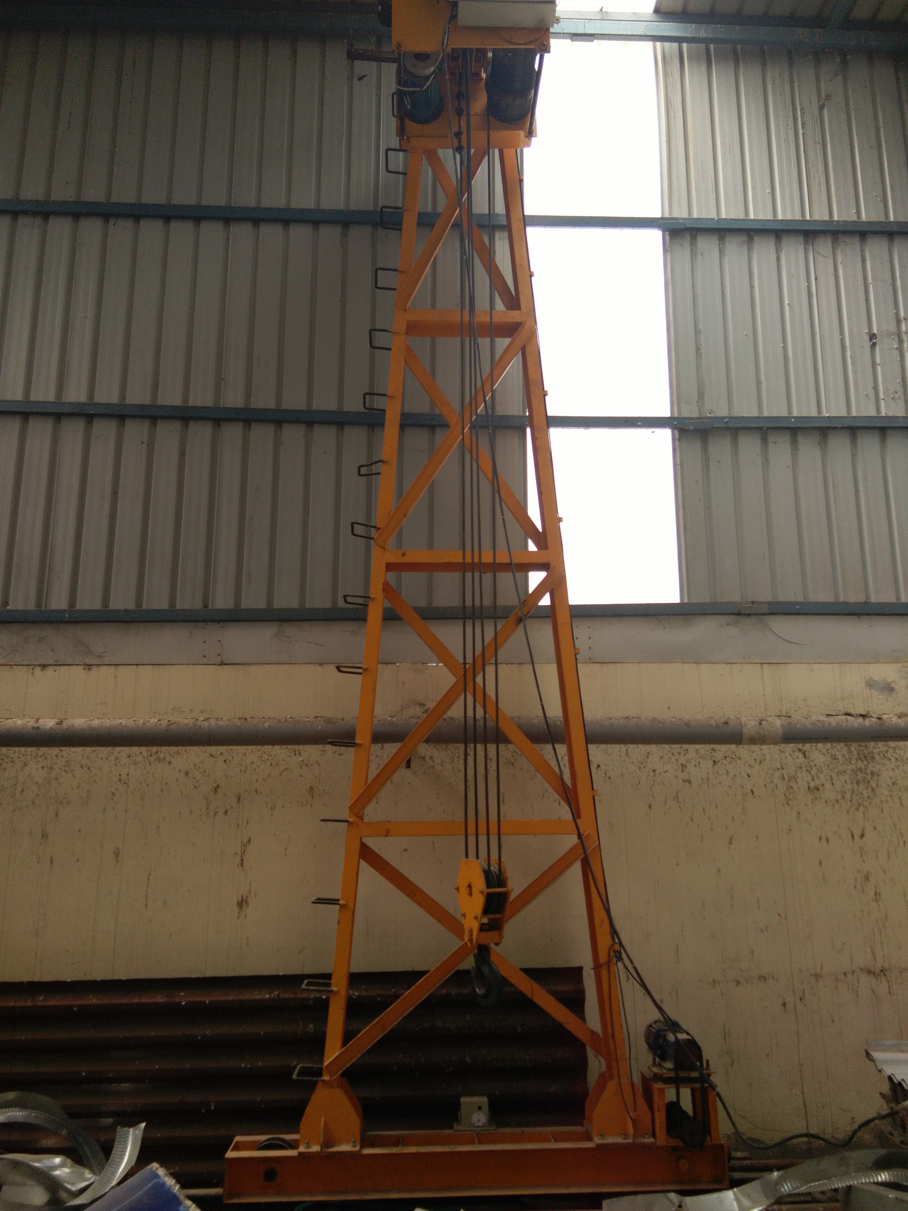 Single Girder Semi Eot Crane Application: Storage Yard