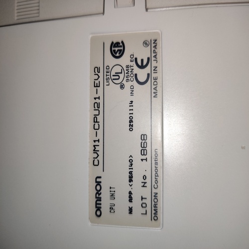 Omron Cvm1-cpu21-ev2 Cpu Programmable Controller Unit