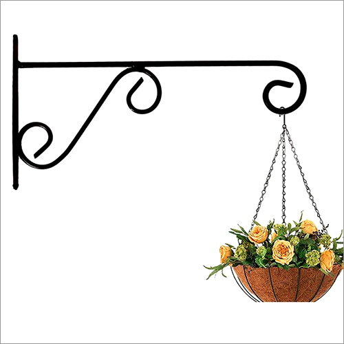 Black Flower Pot Wall Hanger