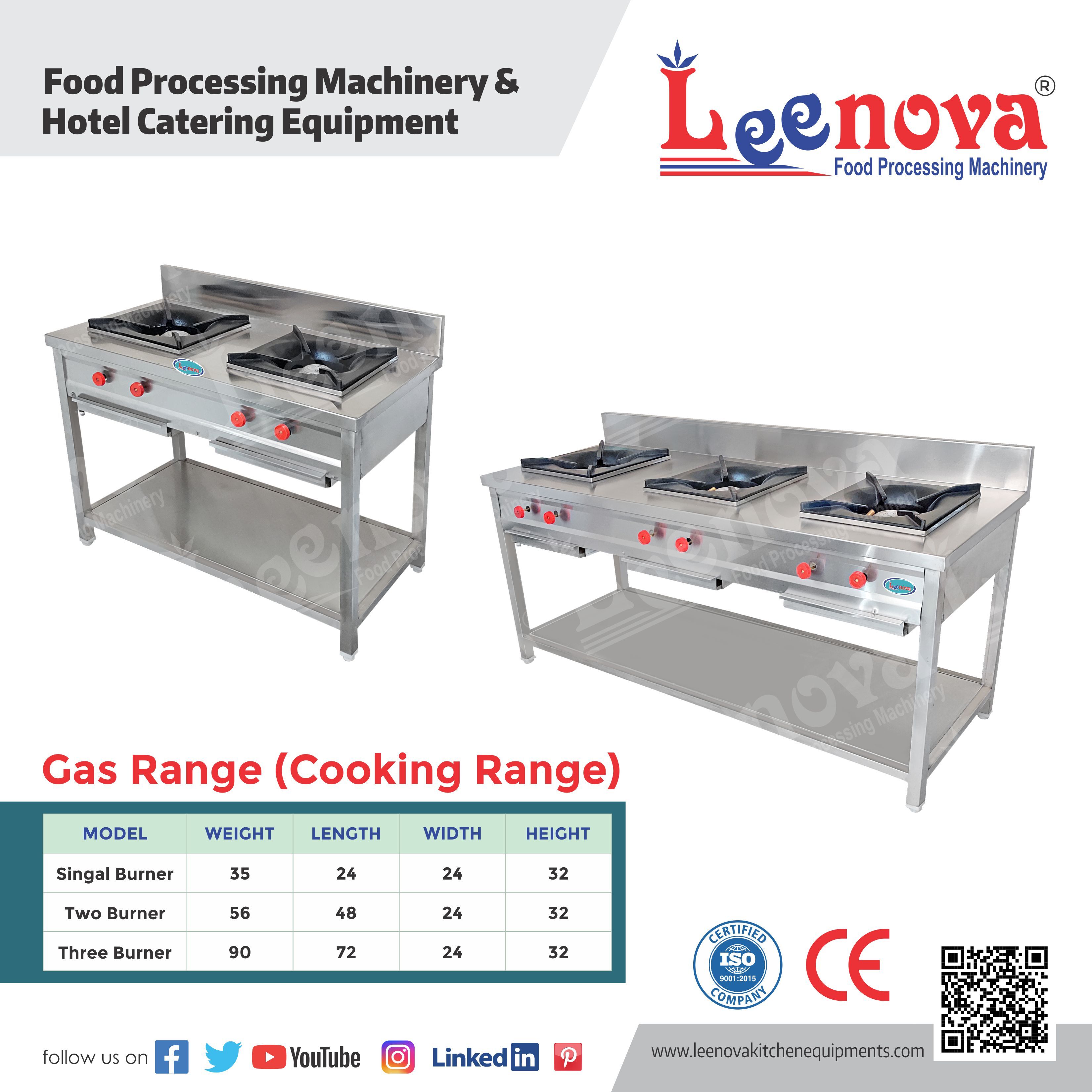 Gas Range Height: 32 Inch (In)