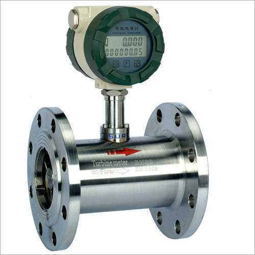 Digital Flow Meter - Stainless Steel Construction, Silver Color | Digital Display for Industrial Applications
