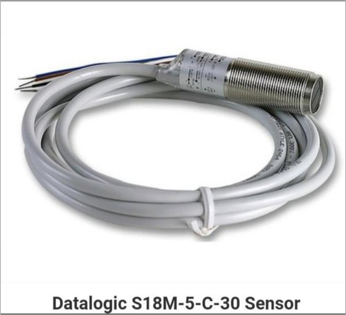 Datalogic S18M5C30 Sensor - Anti-Corrosive, Various Sizes, Gray | Long-Distance Measurement, IO-Link Smart Sensor, Durable Performance