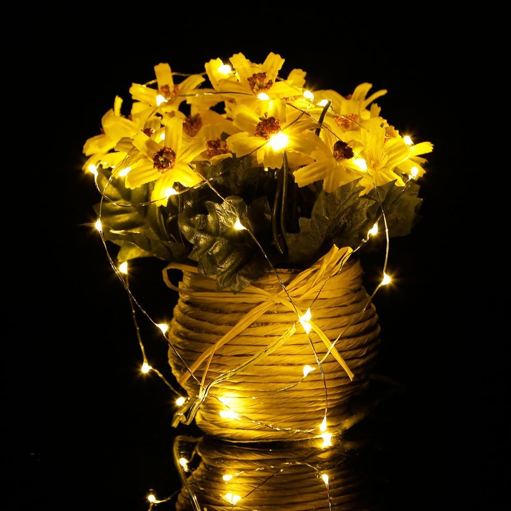 5 Mtr Copper String Usb Operated Portable Decorative Fairy Light - Warm White | Indoor & Outdoor Use, Easy To Install, Lightweight, Customizable