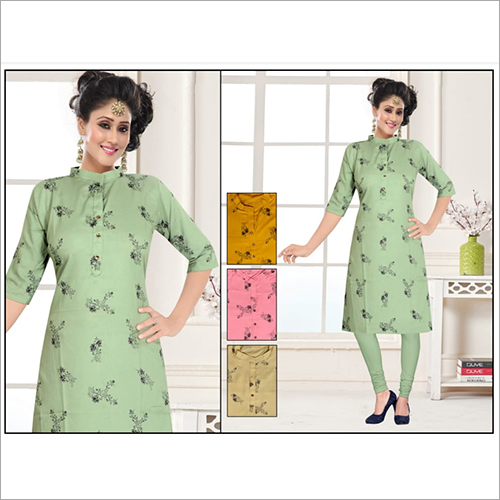 Washable Ladies Printed Kurtis