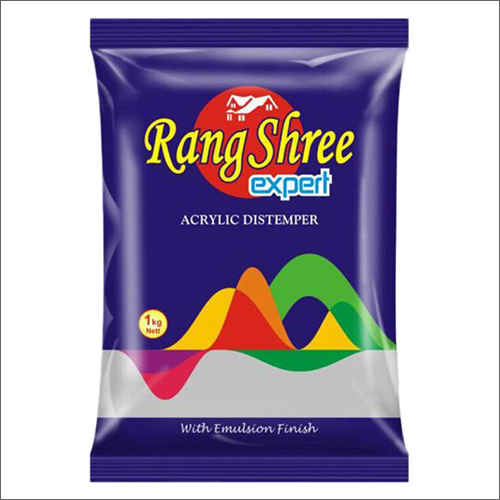 इमल्शन फ़िनिश पेंट्स के साथ ऐक्रेलिक डिस्टेंपर नमी (%): नीला