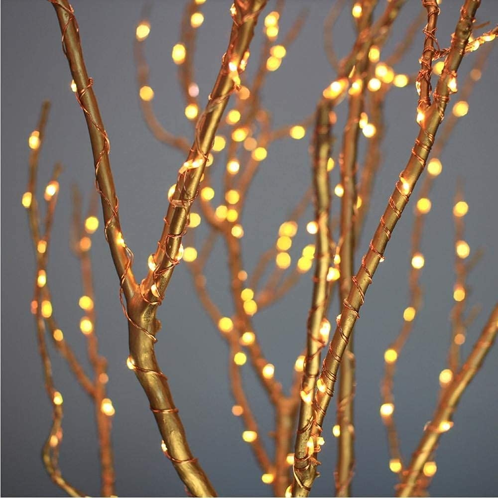 10 Mtr Copper String Battery Operated Portable Decorative Fairy Light - Warm White | Indoor & Outdoor Use, Easy To Install, Lightweight & Customizable