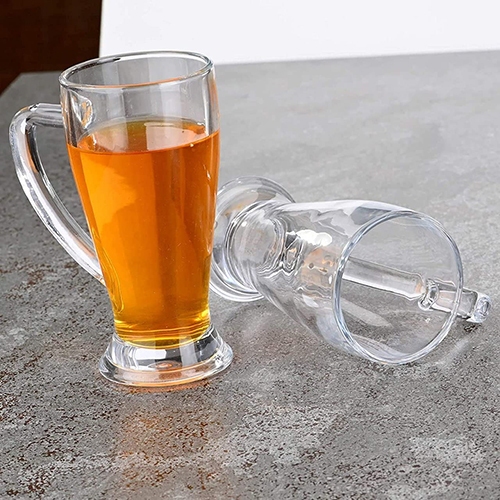 650ml Beer Glass With Handle 2pcs Capacity: 650 Milliliter (Ml)