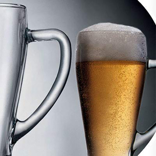 650ml Beer Glass With Handle 2pcs Capacity: 650 Milliliter (Ml)