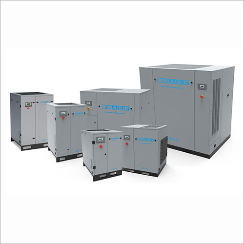 Mark Screw Air Compressor - Ac Power | Gray Color, Designed For Industrial Usage