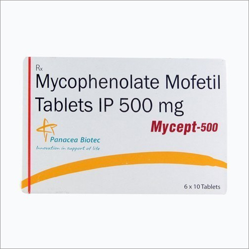 500 MG मायकोफेनोलैट मोफेटिल टैबलेट्स आईपी