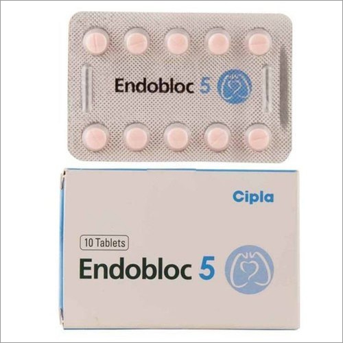 Endobloc 5 Tablets - 5mg Dosage, 10 Tablets Per Box | Improves Quality of Life, Enhances Exercise Ability, Treats Pulmonary Arterial Hypertension