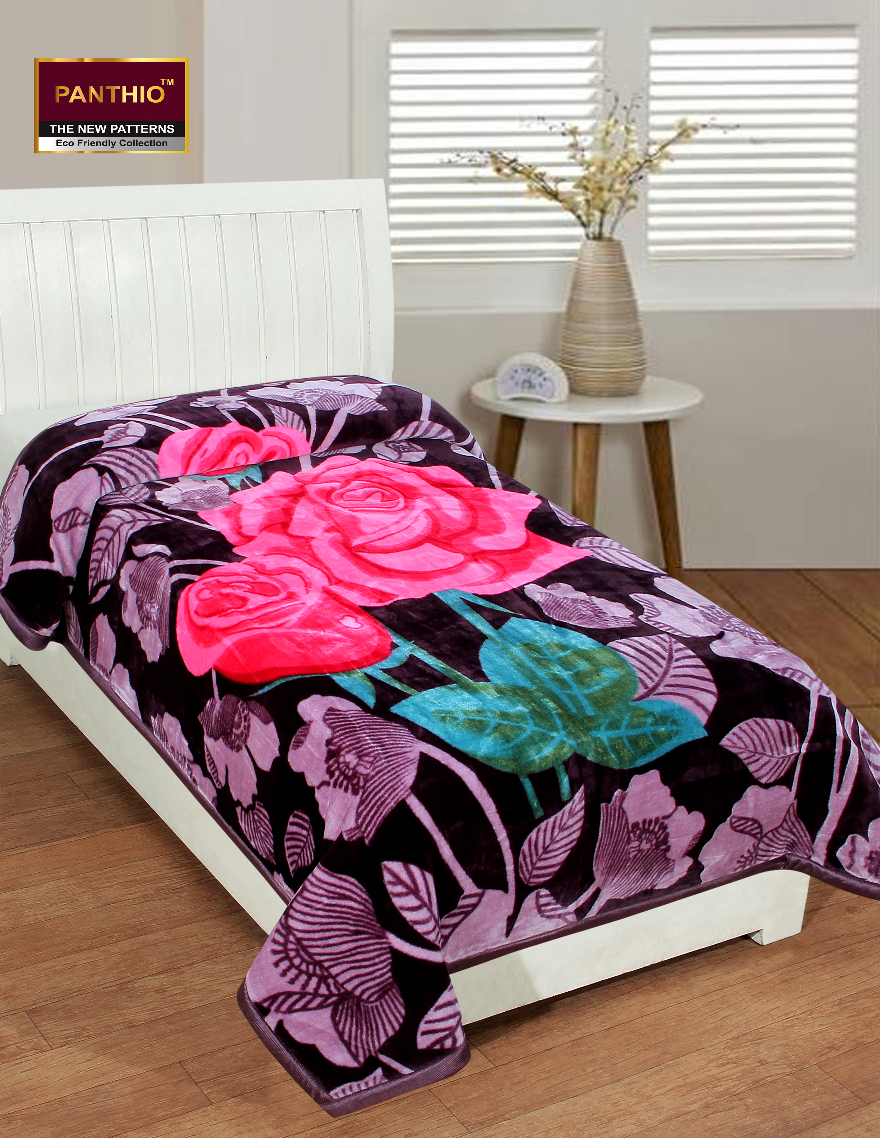 Printed Single Bed Super Soft Mink Blankets