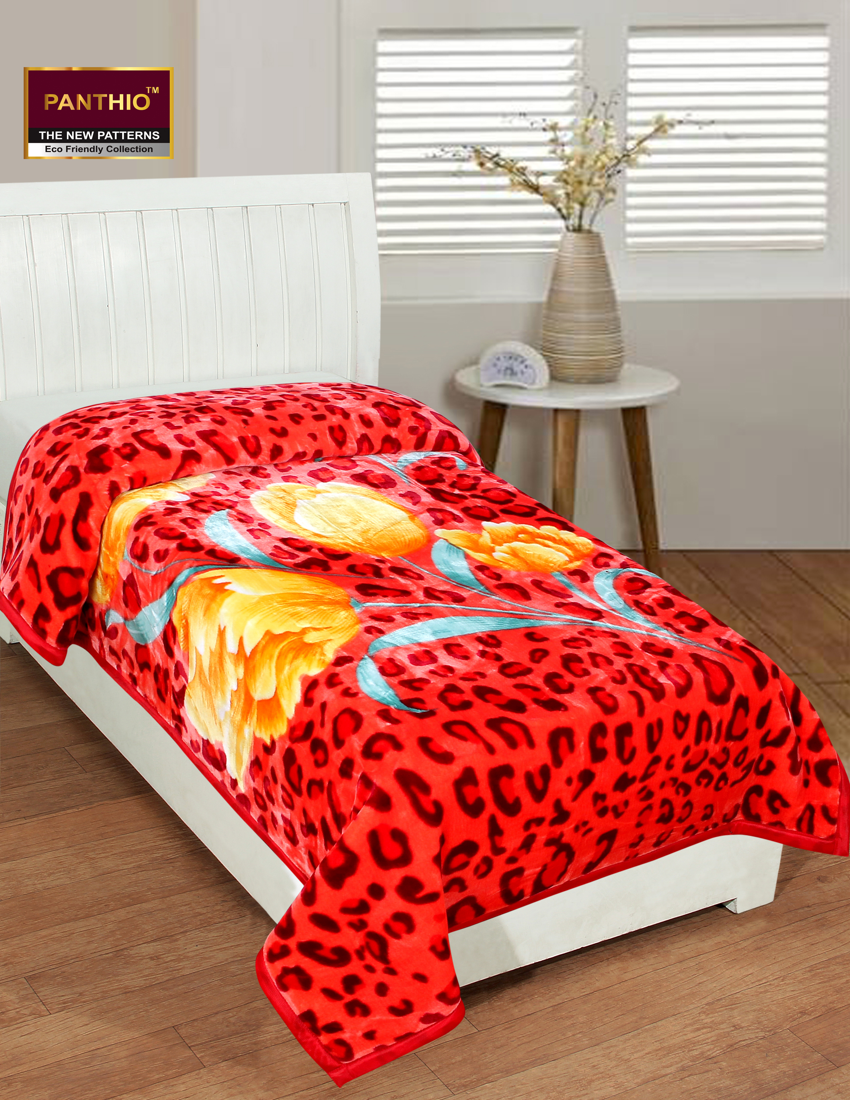 Printed Single Bed Super Soft Mink Blankets