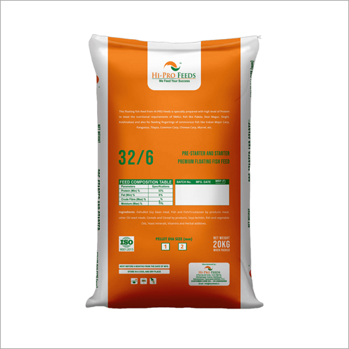Premium Floating Fish Feed - Color: Light Brown