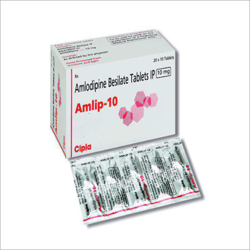  Amlodpine Besilate Amlip 10Mg टैबलेट हेल्थ सप्लीमेंट्स