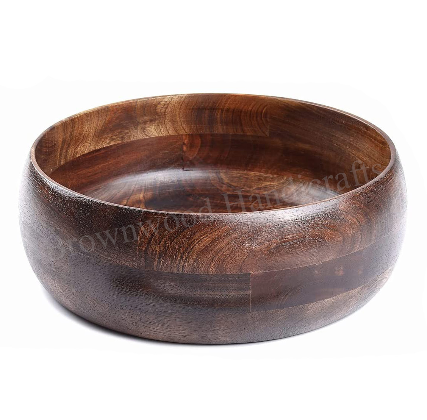 Acacia Wood Bowls With Spoon And Fork