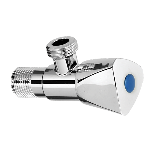 Angle Cock Ss - Stainless Steel, 15 Mm Size | Ceramic Disc Fitting With Quarter Turn Box Packing For Efficient Water Control