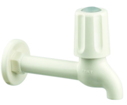 Long Body Ptmt - PTMT Material, 15 mm Size, Ivory Color | 5-Year Warranty, Durable, Leakage-Proof, Zero Maintenance, ISI Marked