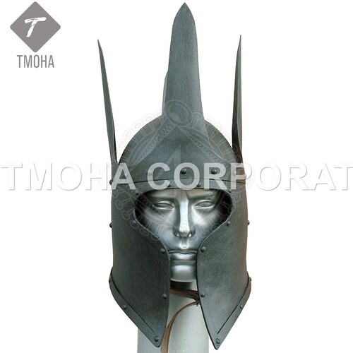 आयरन मध्यकालीन आर्मर हेलमेट नाइट हेलमेट क्रूसेडर हेलमेट प्राचीन हेलमेट काल्पनिक हेलमेट Ah0510