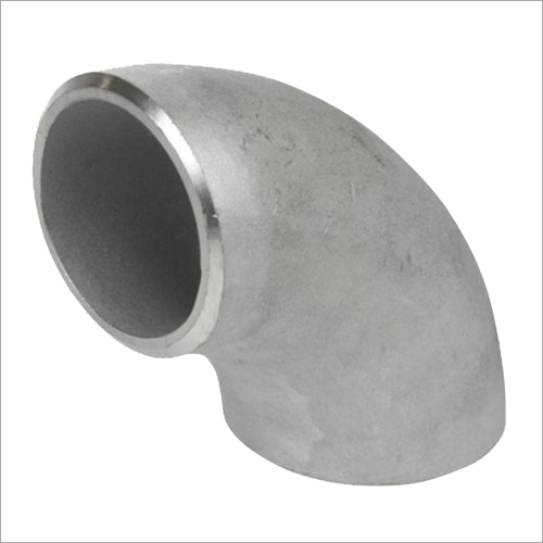 Silver Stainless Steel Butt Weld Elbow 90 Degree