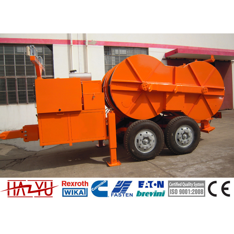 Ty4x50 Hydraulic Tensioner - Max Tension 4x50kn, Overall Dimensions 5900x2300x2700mm | Ideal For Multi-bundle Conductor Stringing, 500kv Haulage Rope, Opgw Or Adss Cable
