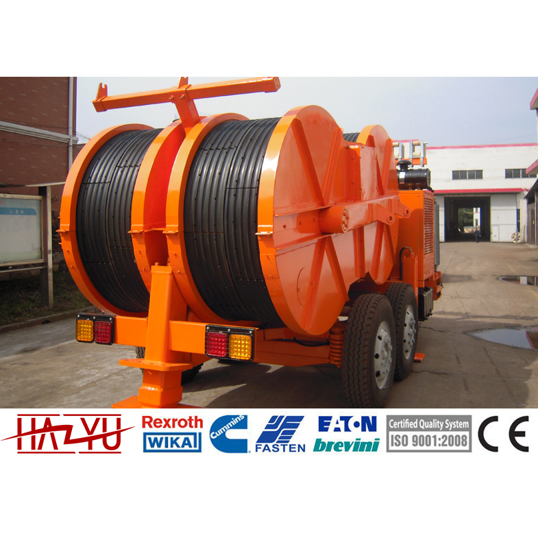 Ty4x50 Hydraulic Tensioner - Max Tension 4x50kn, Overall Dimensions 5900x2300x2700mm | Ideal For Multi-bundle Conductor Stringing, 500kv Haulage Rope, Opgw Or Adss Cable