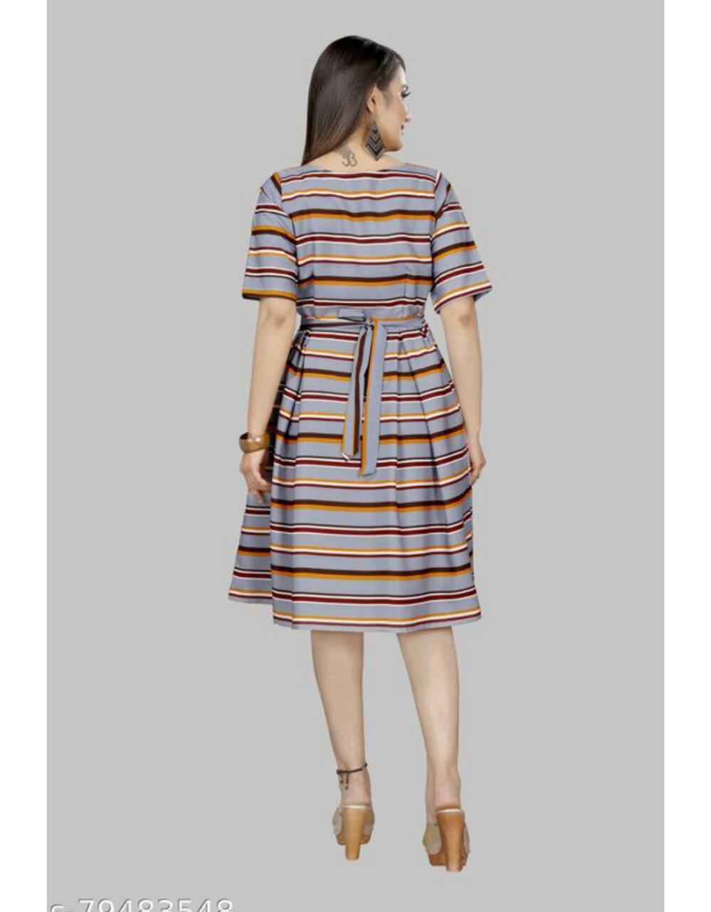 Crepe Western Tops - Heavy Quality Crepe Material, Short Sleeves, Random Printed Designs , All Season Wear, Customized Adult Sizes