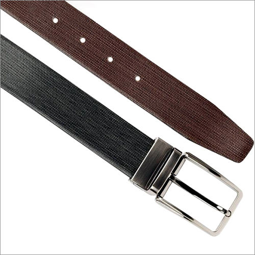 Mens Pure Leather Belt - Leather Material, Black Color | Durable Leather Buckle, Designed for Male Wearers