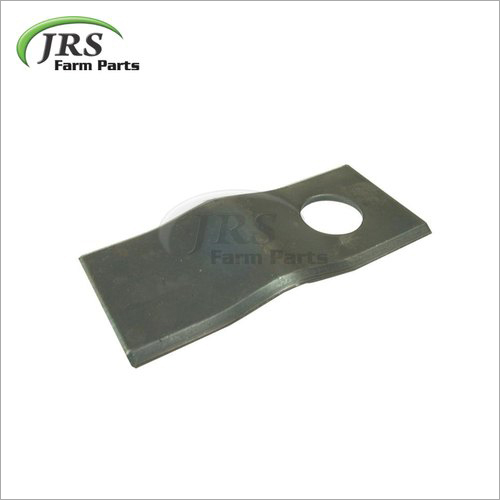 Combine Harvester Twisted Blade - Mild Steel, Gray Finish | Mini Agricultural Tool for Efficient Harvesting