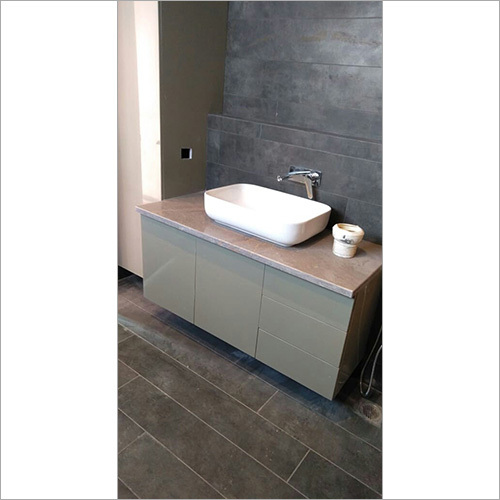 बाथरूम वैनिटी हाई ग्लॉस