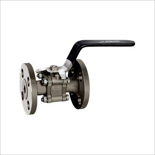 Grey Stainless Steel Three Piece Design Ball Valve