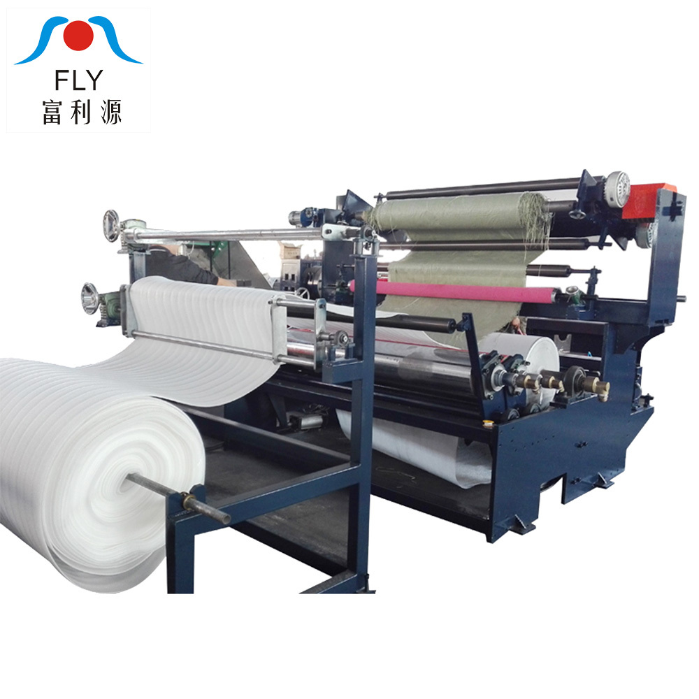 Semi-automatic Fly1800 Pe Foam Laminating Embossing Machine
