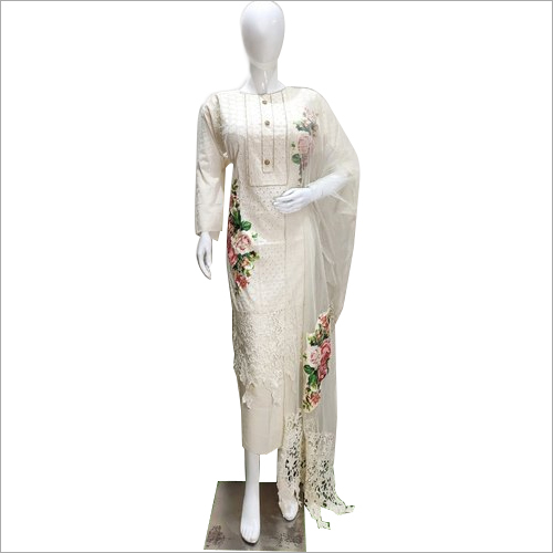 Chikan Salwar Suit Design: Modern