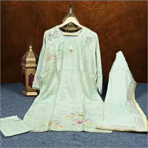 Ladies Muslin Suits Design: Modern