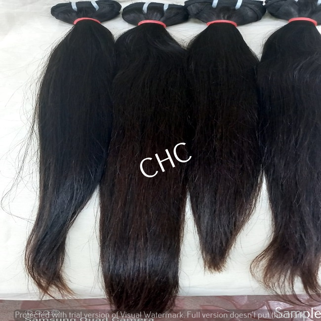 Black Ponytail Human Hair Extensions