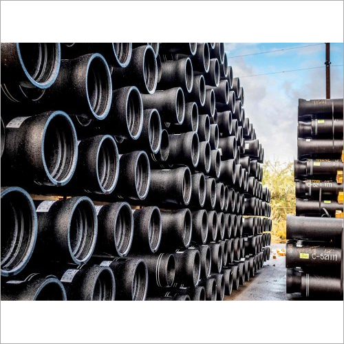 Ductile Iron Round Pipes - Length 6m | Material: Ductile Iron, Shape: Round, Surface Finish: Manual Polish, Ideal for Potable Water and Slurry Distribution