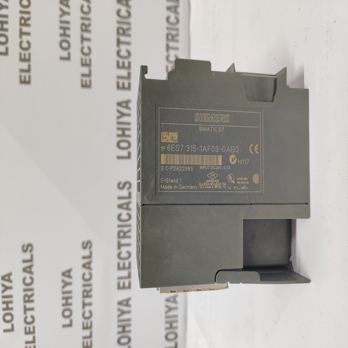 Siemens 6es7315-1af03-0ab0 Simatic S7-300 Cpu315 Controller Mpi 48kb Memory