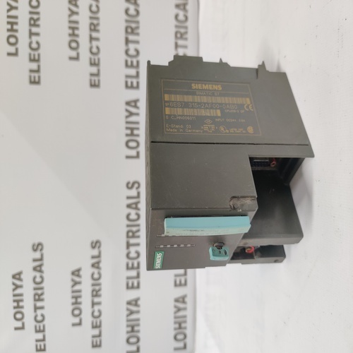 Siemens Simatic S7-300 6es7315-2af00-0ab0 Cpu 315-2dp With Integrated 24 V Dc Power Supply 48 Kbytes 16kaw 0.3ms/kaw Clock 2nd Interface Master