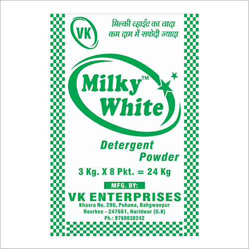 मिल्की व्हाइट डिटर्जेंट पाउडर पॉली पैकेट की कठोरता: मुलायम