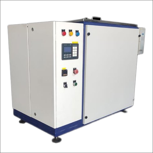 White-Blue Industrial Auto Parts Cleaning Machine