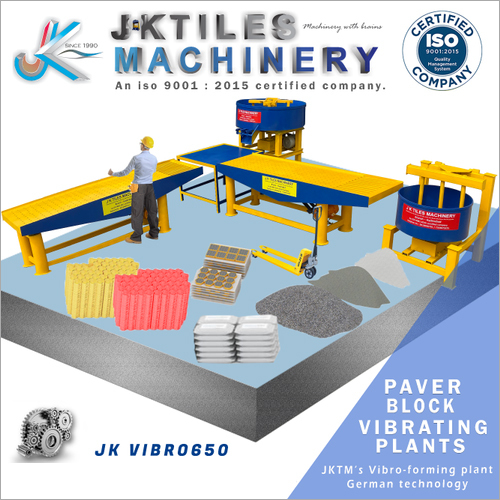Paving Block Making Plant - German Technology, 440 Volt | Manual & Semi-Automatic Versions, Customized Design Variations, High-Efficiency Production