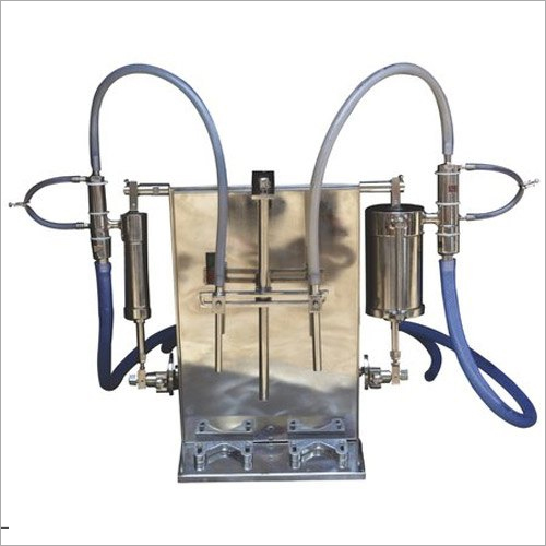 Bottle Filling Machine - Stainless Steel, Semi-Automatic | 20 to 80 Sachets Output Speed, Up to 1000 ml Filling Range, Versatile for Liquids
