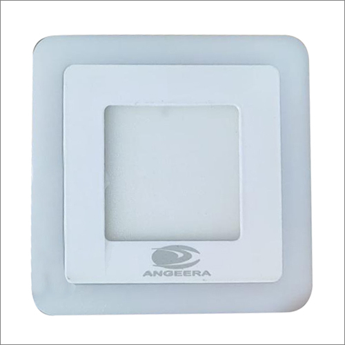 LED Square Ceiling Light - Metal & Glass, 10x10x10 cm, RGB Color Options, Cool White Light, Input Voltage 85-265 V, Power Factor 0.9, Custom Size Available