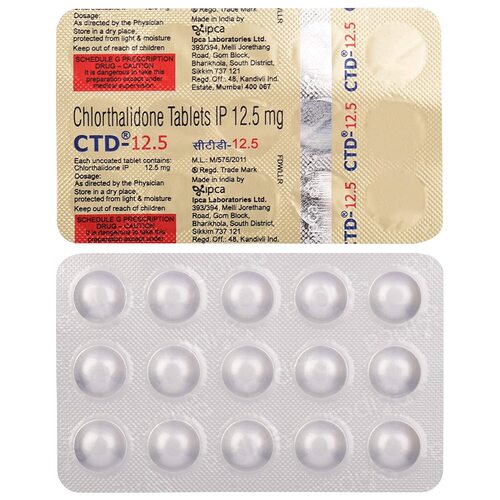Chlorthalidone Tablets - 1-10 Boxes, Promote Blood Supply, Diuretic for Hypertension and Edema Management