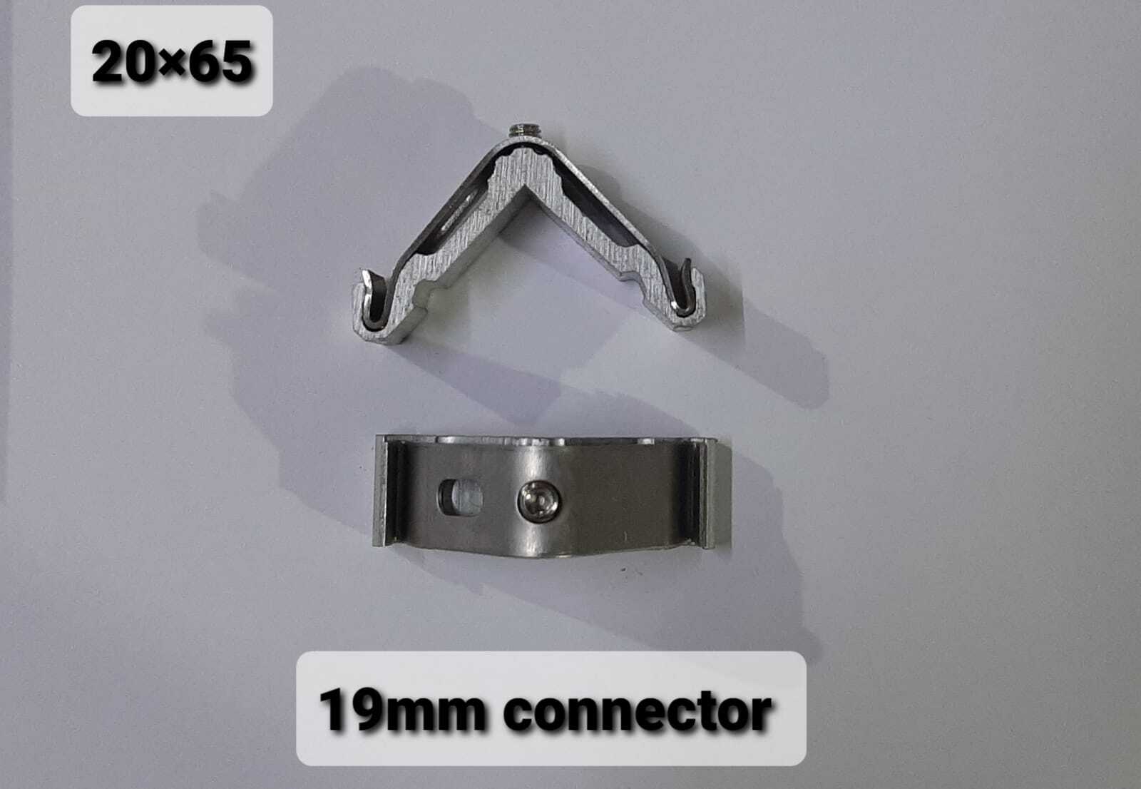 Magic Connector - Aluminium & Ss304 Material Gray Color With Ss Screw Fastening