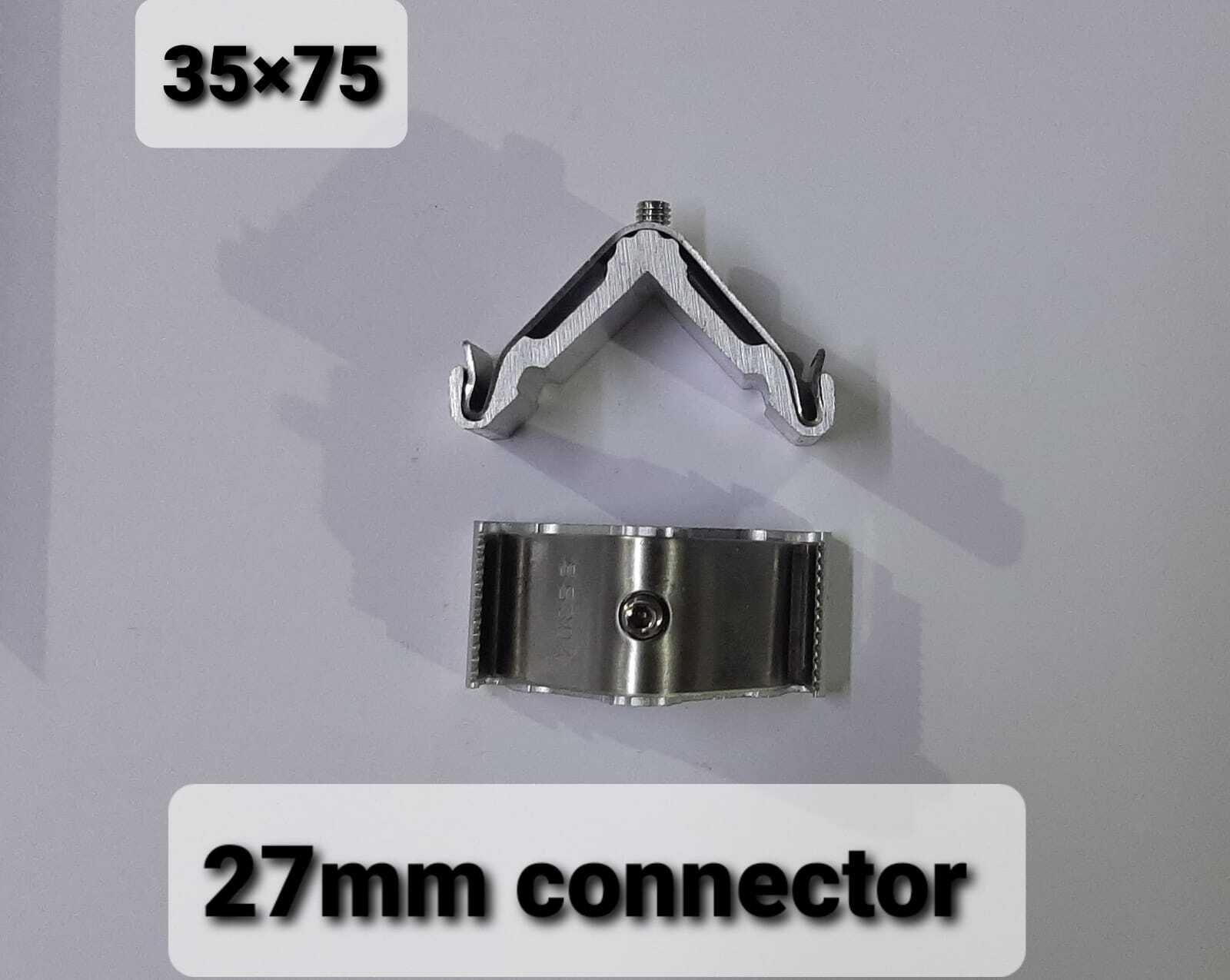 Magic Connector - Aluminium & Ss304 Material Gray Color With Ss Screw Fastening