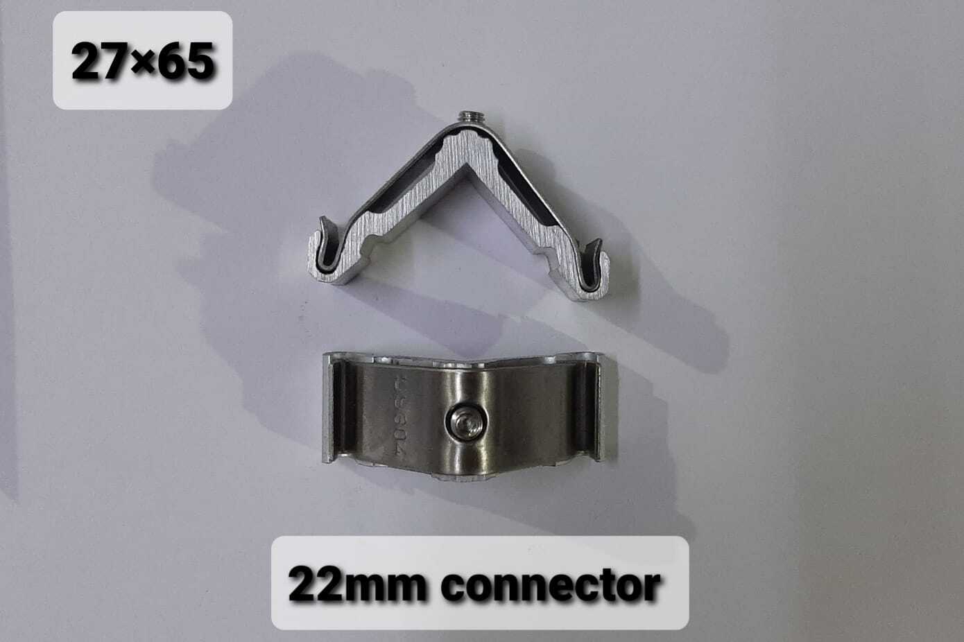 Magic Connector - Aluminium & Ss304 Material Gray Color With Ss Screw Fastening