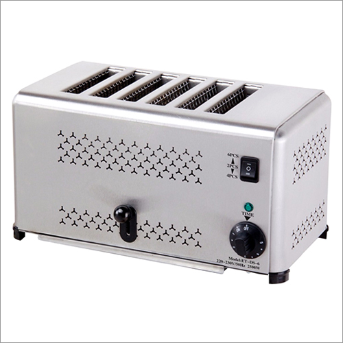 Electric Bread Toaster - Aluminum Build, Fully Automatic Operation | Optimal Toasting Performance