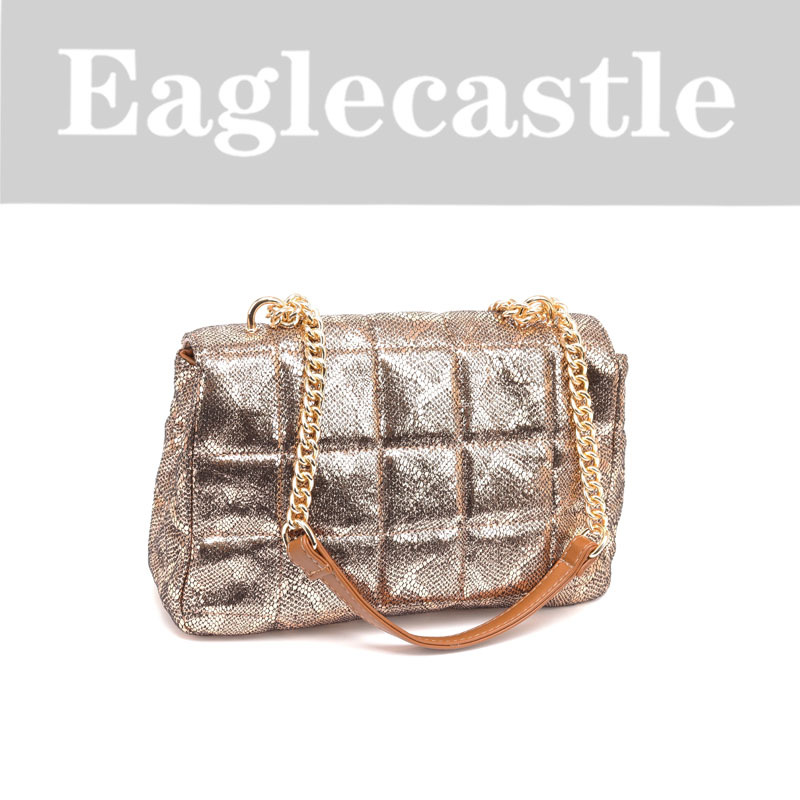 Classic Pu Leather Snake Pattern Shoulder Bag - Customized Size & Color Options, Polyester Lining, Button Closure For Women