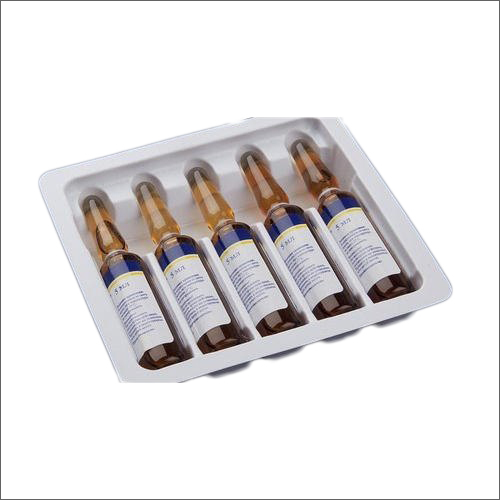 PVC Ampoule Tray - Hard PVC Material,  White Color | Durable and Sturdy Design